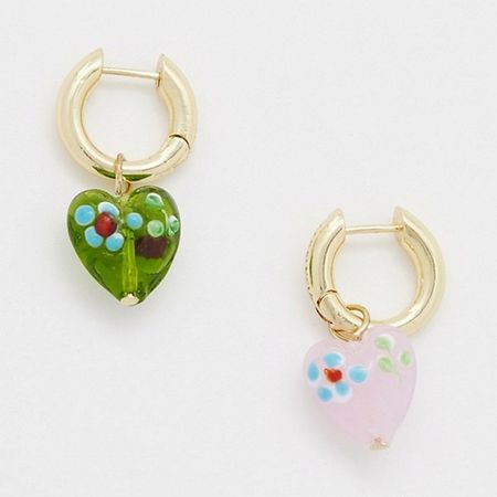 Серьги PABUR Cерьги FLOWER HEART