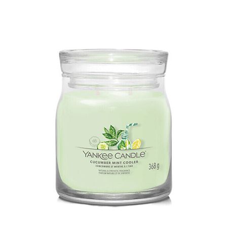 Свеча ароматическая YANKEE CANDLE Ароматическая свеча Cucumber Mint Cooler свеча ароматическая yankee candle ароматическая свеча angel wings