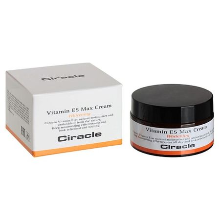 Крем для лица CIRACLE Крем Витамин Е5 Max Cream либридерм витамин с сыворотка для лица 40 мл омолаживающая