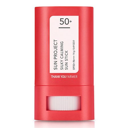 Солнцезащитный стик для лица THANK YOU FARMER Стик для лица солнцезащитный успокаивающий SPF 50+ Sun Project Silky Calming Sun Stick kawaii planet project apocalypse shelter 3d наклейки