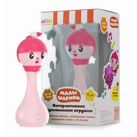 Интерактивная игрушка ALILO Интерактивная музыкальная игрушка Малышарик Нюшенька R1