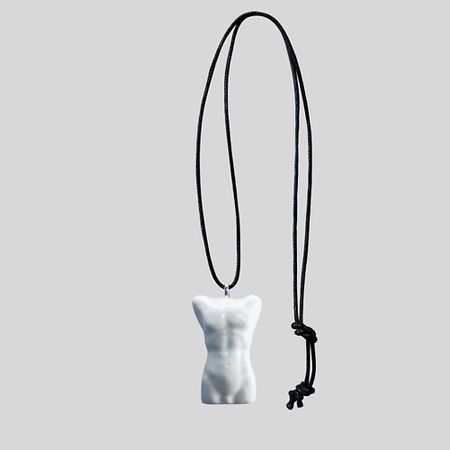 Колье LA PALME ARTISAN CERAMICA Подвеска кулон на шею Зевс бюст Ф лабрадорит runyangshi голубой кулон