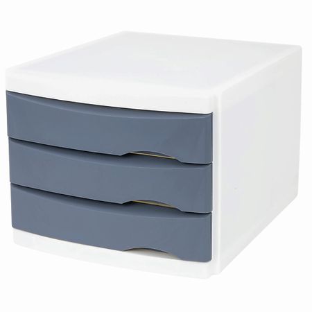 Органайзер для документов BRAUBERG Бокс с 3 выдвижными лотками Office-Expert ланч бокс tingke 2 слоя из пшеничной соломы