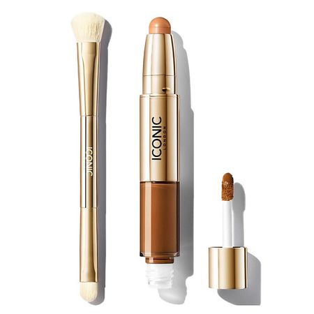 Набор средств для лица ICONIC LONDON Набор: Консилер Radiant + Кисть для консилера Concealer Duo Brush