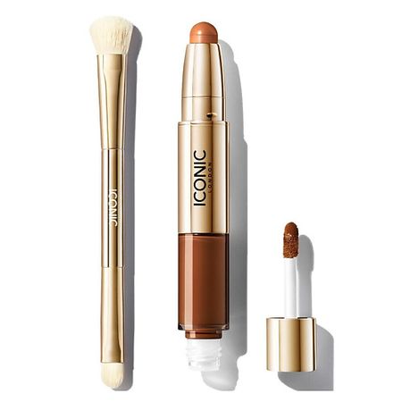 Набор средств для лица ICONIC LONDON Набор: Консилер Radiant + Кисть для консилера Concealer Duo Brush