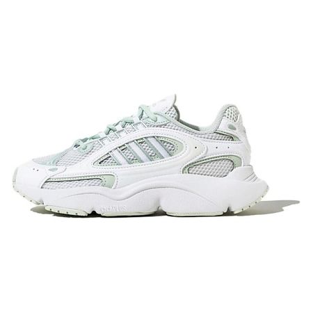 Кроссовки ADIDAS ORIGINAL Кроссовки Ozmillen Толстоподошвенные Low Top Белый/Льняной зеленый Унисекс asafee ev20 фонарик белый зеленый 1100lm