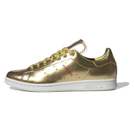 Кроссовки ADIDAS ORIGINAL Кроссовки Stan Smith Gold Metallic 2019 автомагнитола на android 12 мультимедийный видеоплеер для renault logan 2 sandero 2 2012 2019 2 din gps навигация стерео dvd carplay