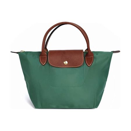 Сумка LONGCHAMP Сумка Le Pliage Polyamide Canvas With Leather Dumpling Bag Small Size Women's Sage