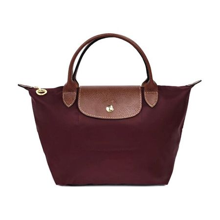 Сумка LONGCHAMP Сумка Le Pliage Polyamide Canvas With Leather Dumpling Bag Small Size Women's Tan