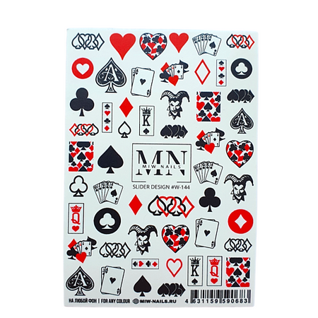 Слайдеры MIW NAILS Слайдеры наклейки для ногтей маникюра на любой фон Карты nfc карты ntag215 guang hongrun