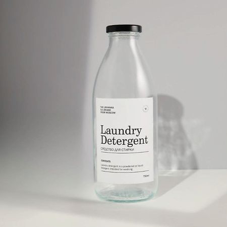 Дозатор для жидкого мыла ЛЬНЯНКА HOME Бутылки для порошка, кондиционера и отбеливателя пустые круглые бутылки из пнд