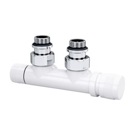 Узел нижнего подключения угловой SR Rubinetterie Tondera 1/2 НР(ш) х 3/4 НР(ш) ЕК для радиатора (0681-1500VCEA)