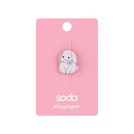 Брошь SODA Брошь Bunny earlfamily hoshimi miyabi bunny butt автомобильные наклейки аниме loli zenless zone zero windows компьютерный кулер наклейки окклюзия царапины