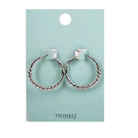 Серьги TWINKLE Серьги Silver knot plain studio серьги dotted oval earrings – silver