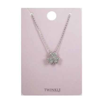 Подвеска с цепочкой TWINKLE Подвеска с цепочкой Clover ретро аниме наклейки для скрапбукинга lucky clover