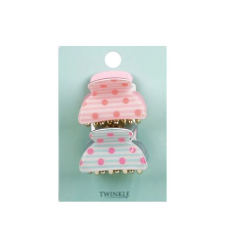 Набор заколок для волос TWINKLE Набор заколок для волос Crab Pink+Blue earlfamily hentai ass blue archive автомобильные наклейки igusa super sexy kayoko mutsuki графические наклейки водонепроницаемые автомобильные аксессуары