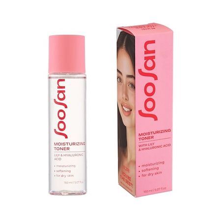 Тонер для лица SOOSAN Увлажняющий тонер с экстрактом лилии и гиалуроновой кислотой Moisturizing Toner With Lily And Hyaluronic Acid