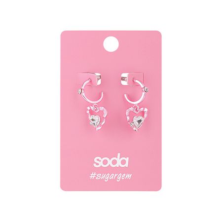 Серьги SODA Серьги Crumpled Hearts