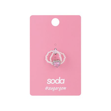 Кольцо SODA Кольцо Heart And Pearls