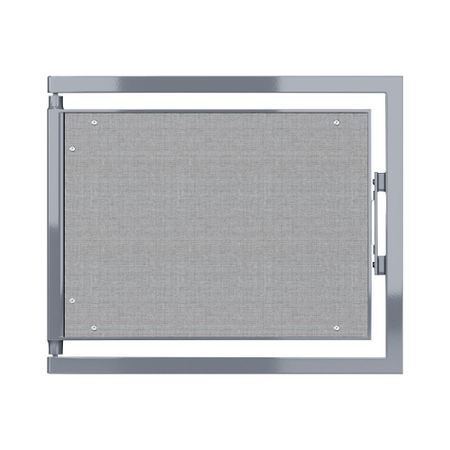 Люк ревизионный под плитку Shagma стальной 800х600 мм скрытый нажимной