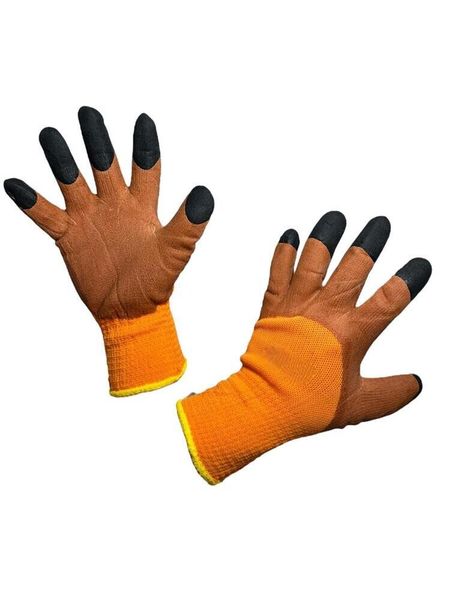 Перчатки акриловые с латексным обливом утепленные 10 (L) moonbiffy акриловые вешалки для одежды