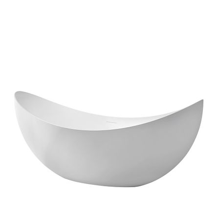 Ванна акриловая Abber 180х80 см отдельностоящая с ножками (AB9333) ванна акриловая abber 150х70 см отдельностоящая с ножками ab9222 1 5