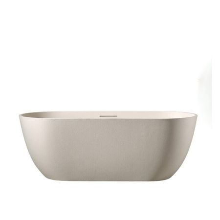 Ванна из искусственного камня Abber Frankfurt 170х75 см отдельностоящая с ножками (AM9941MBE)