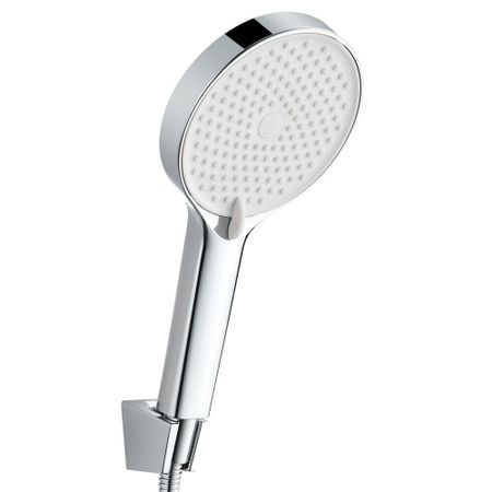 Душевой комплект Voda с лейкой с держателем хром (VS104) душевой voda 3в1 насадка для гиг душа пластик