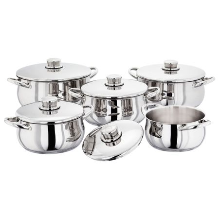 Набор кастрюль Stellar 5 предметов moonbiffy силиконовая воронка для кастрюль