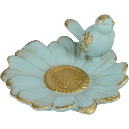 Блюдо для колец Glasar с птичкой голубая 12х12х6 см из 10 шт ферритовых колец huxuan ferrite core