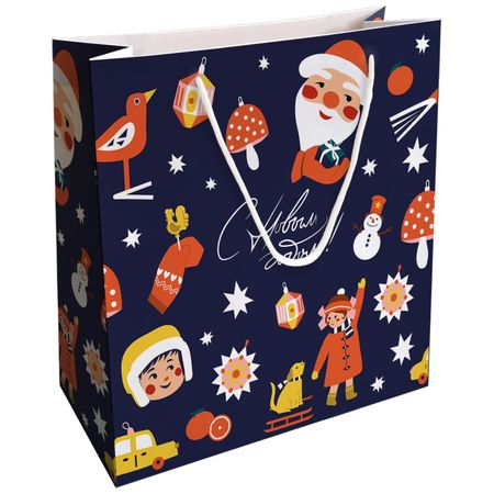 Пакет подарочный Be Smart Childhood, синий, 32х32 см