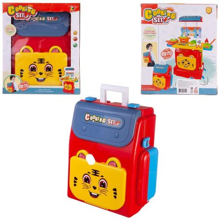 Чемоданчик-ранец Junfa Котёнок Кухня юного шеф-повара (WK-11949)