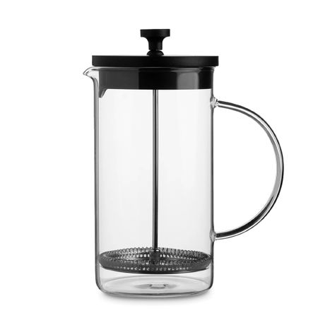 Френч-пресс Anna Lafarg Arabica 1 л, стекло, сталь, прозрачный, ANLAF-72656R 4 шт фильтры для френч пресса сетчатые