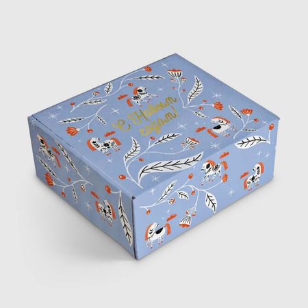 Коробка Be Smart подарочная Lucky, голубой 23х26х12 см керамическая статуэтка lucky cat moonbiffy