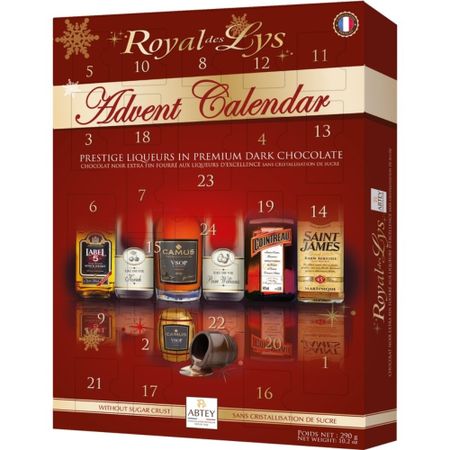Адвент-календарь Abtey королевский 290 г коньяк эгриси 6 лет грузия 0 5 л