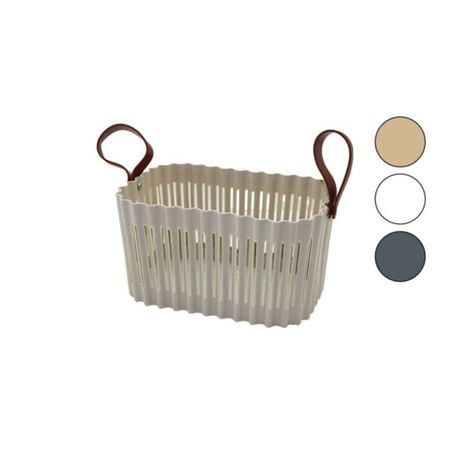 Корзина Sun Plastik Flexion прямоугольная 5,3 л 17,5х27х14 см в ассортименте прищепки бельевые urve plastik 10 шт