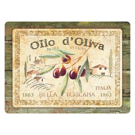 Набор подставок GenLex Олива 4 шт пробка