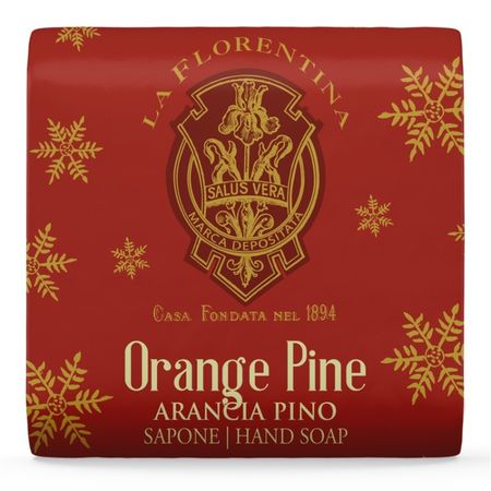 Мыло туалетное твёрдое La Florentina Orange pine 106 г мыло твердое la florentina изысканный пион италия 106 г