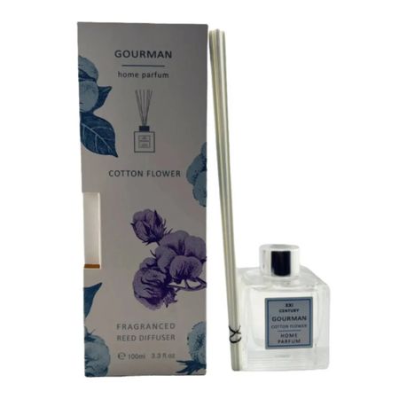 Ароматизатор для дома Gourman Cotton Flower 100 мл палочки гигиенические cotton flower 100шт полиэтилен