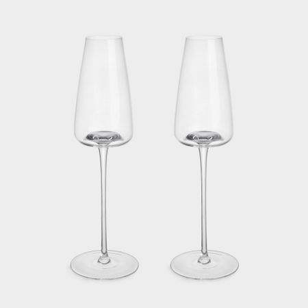 Набор бокалов Anna Lafarg Opera 2 шт., 270 мл, для шампанского, кристальное стекло ANLAF-SH-04