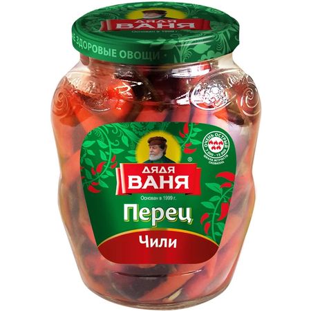 Перец Чили Дядя Ваня маринованный 340 г