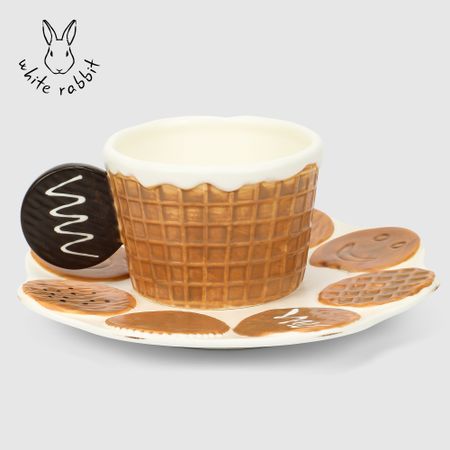 Набор White Rabbit Cookies чашка 300 мл и блюдце 20,5 см