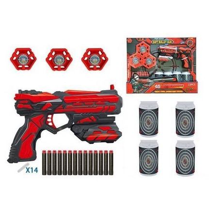 Бластер Junfa в наборе с аксессуарами (FJ901) патроны для лампочек shidwj t10 w5w