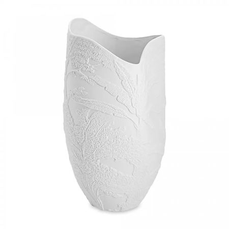 Ваза для цветов Home and Style manila белая матовая 36 см moonbiffy белая пластиковая ваза