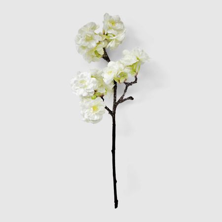 Сакура искусственная Конэко-О новогодняя, белая ель новогодняя искусственная заснеженная 75 см