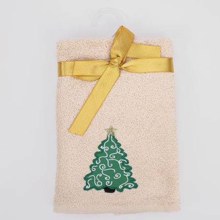 Полотенце Erteks X-mas ель бежевый 40х70 см