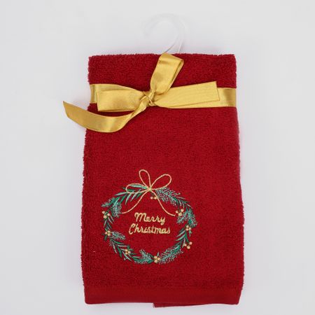 Полотенце Erteks Merry X-mas красный 40х70 см