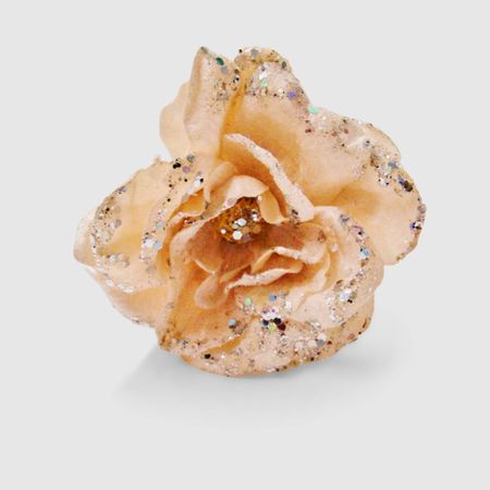 Роза новогодняя Конэко-О желтая 27 см