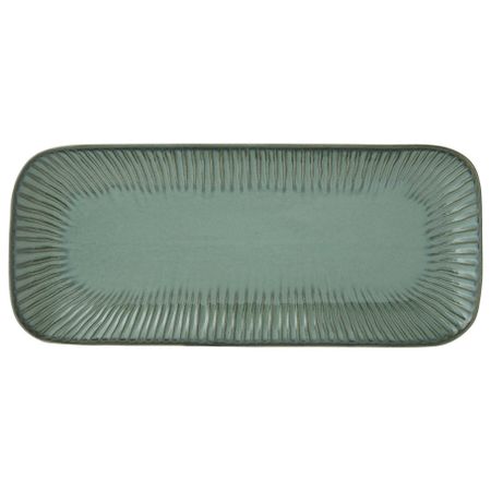 Блюдо прямоугольное Easy life Gallery 36х16 см зеленый