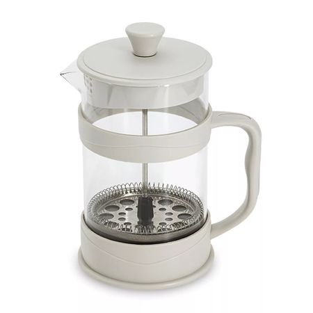 Френч-пресс Anna Lafarg Visual 850 мл, стекло, сталь, пластик, молочный, ANLAF-S13-0306 4 шт фильтры для френч пресса сетчатые